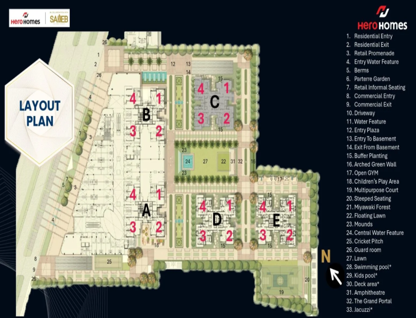 Hero Homes The Palatial Sector 104